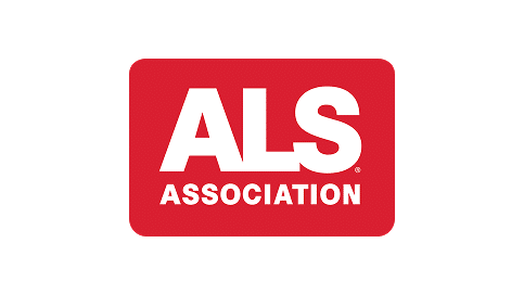 Logo ALS Association vermell